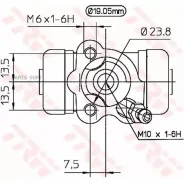 ������� �������� ����� Toyota Carina E, Corolla E10-11 BWD267 TRW BWD267 BWD267 ����