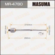 ���� ������� Masuma MR4780 Nissan Sunny / B14 9498 MR4780 ����