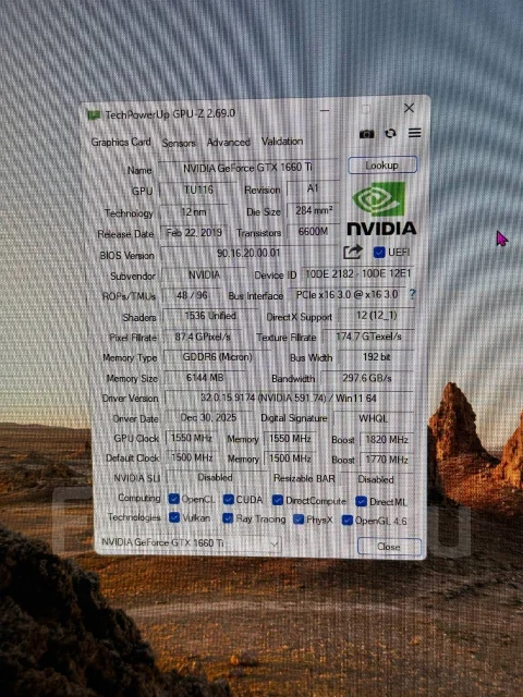GeForce GTX 1660 Ti ����
