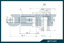 ���� ������� JETT V42-8021 ABS V428021ABS ����