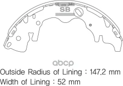 ��������� ������� ������ ���������� SA-141 (583054HA00) Grand Starex. Sangsin, �. ����� Sangsin brake ���. SA141 SA141 ����