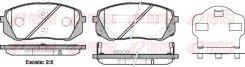 ������� �������� � Kia Carens 2.0CVVTi/2.0CRDi 06 130202_REM Remsa ���. 130202 1302 02 [581011DE00] ! 130202 ����