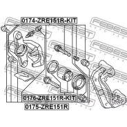 ������� �������� ���������� ������� ���. �-� Toyota Auris 07-12 0176ZRE151RKIT ����