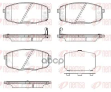 ������� �������� � Hyundai I30, Kia Ceed 1.4i-2.0CRDi 06/Carens 02 Remsa ���. 103812 1038 12 [581011HA00] ! 103812 ����