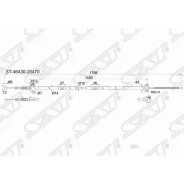 ���� ������� TY Caldina ET196, 92-02 -LH SAT ST4643020470, ����� ST4643020470 ����