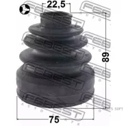 ������� ����� ���������� 75X89X22.5 Mazda 5 CW 2010- 0515-CWT Febest 0515CWT 0515CWT ����