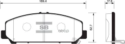������� ��������� ��������, �������� Sangsin Brake SP1448 SP1448 ����