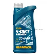 ����� �������� 4-� ������� MANNOL 7209 4-Takt Premium 20W-40 SN MA-2 ������������� 1 � MANNOL MN7209-1 ����
