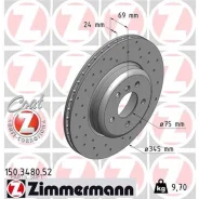 ���� ��������� ! Sport ����. 345x24/69-5x120 BMW F10/F11/F07/F12/F06/F02 08-18 Zimmermann 150348052 150348052 ����