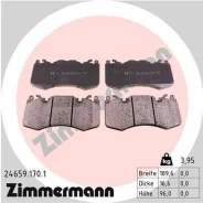 ������� �������� ! �����. 190x96x17 Land Rover Range Rover IV LG 12/Sport LW 13 Zimmermann 246591701 246591701 ����