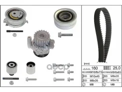 ������ ��� [160x25]+ 4 ������+����� AUDI, SEAT, Skoda, VW 1.2-2.0TDI (CFFB) 03- Ina ���. 530055032 530055032 ����