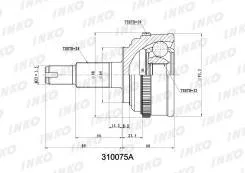 ���� ������� 28/32 ABS 50 | ����� ����/��� | INKO 310075A 310075A ����