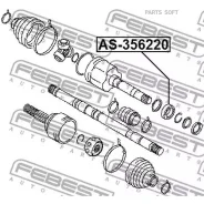 ��������� ���������� ���� 35x62x20 Febest AS356220 AS356220 ����
