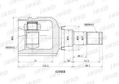 ���� ���������� 23/23 | ����� ��� | INKO 429048 429048 ����