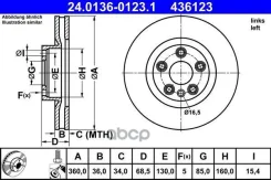 ���� ��������� ������, �����, VW: Touareg 10- Porsche: Cayenne 10- Ate ���. 24.0136-0123.1 24013601231 ����