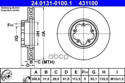 ��������� ���� BMW 5 (F07, F11, F10, F1 Ate ���. 24013101001 24013101001 ����