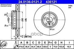 ��������� ���� BMW7(F04) 5 (F07) 7 (F01, F02) -F (OE 34116783777,3411) Ate ���. 24013601212 24013601212 ����