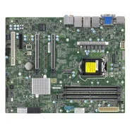 ����������� ����� SuperMicro MBD-X12SCA-F-B W-1200 CPU, 4 DIMM slots, Intel W480 controller for 4 SATA3 (6 Gbps) ports, RAID 0,1,5,10, 1 PCI-E 3.0 x4...