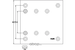 �������� ��������� 19495/19487 STD (410x183) (8x15 64) ��� �������� DON MP322S7100 MP322S7100 ����