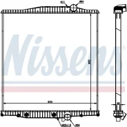 �������� ���������� 900*870*48 Volvo WG/VN 93-00 USA Nissens 65472A 65472A ����