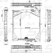 �������� ������� ���������� ������� 900x870x48 � ������ FH12/16 (02-) /D12D SK GMBH SK-7240065-02 SK724006502 ����