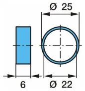 ����� ��������� ������������ (������). (21.5)22x(24.5)25x6 ����� PE 047.048-00A 04704800A ����