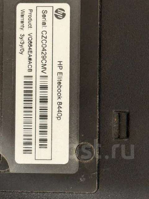 HP EliteBook 8440p. 14", 2,7����, ��� 8 ��, WiFi: 1, Bluetooth: 1 ����