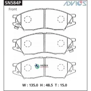 ������� ��������� Nissan Almera/Bluebird 00- �����. Advics SN584P SN584P ����