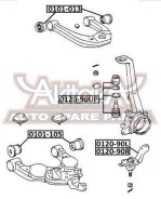 ����������� ������ �������� �������� ����� ����/��� Toyota/ 4Runner KZN185 1995-2002 ASVA 0101013 0101013 ����
