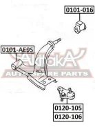 ����������� ��������� ������ ������ Toyota Corolla AE91 1987-1989 ASVA 0101-016 0101016 ����