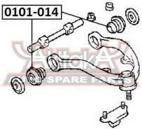 ����������� ��������� �������� ������ Toyota Crown GS130 1987-1989 ASVA 0101-014 0101014 ����