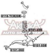����������� ������� ������ Toyota Lucida Estima Emina Previa CXR10/CXR20/TCR10/TCR20 1990-1999 ASVA 0101-060 0101060 ����