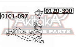 ����������� ��������� ������� ������ Toyota 4Runner LN107 1991-2001 ASVA 0101-097 0101097 ����