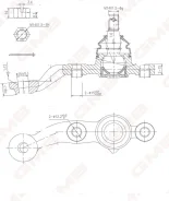 ������� �����, ������ ������ CBT75 TO Crown JZS171/177/175, Aristo JZS16#, Soarer UZZ40 99- LE GS 98-05 GMB 01010876 01010876 ����