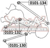 ����������� ������� ������ Lexus LX470 UZJ100 1998-2007 ASVA 0101-132 0101132 ����