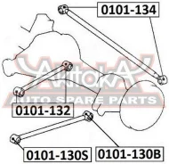 ����������� ������� ������� ����������� ������ �������� Lexus LX470 UZJ100 1998-2007 ASVA 0101-130S 0101130S ����