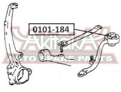 ����������� ������ ������ Toyota Altezza GITA GXE15 2002-2005 ASVA 0101-184 0101184 ����