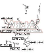 ����������� ������ ���� Toyota Toyota MARK X GRX120 2004-2009 ASVA 0101-240 0101240 ����