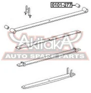 ����������� ������ ������� Toyota Toyota Hiace/Regiusace KZH100/RZH100/LH100 1989-20 ASVA 0101-277 0101277 ����