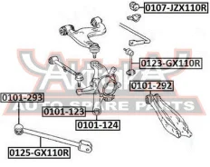 ����������� ������ ���� Toyota Toyota Altezza/Altezza GITA GXE10/SXE10 1998-2005 ASVA 0101-293 0101293 ����
