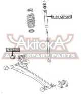 ����������� ������ ����� Toyota Toyota VITZ NCP90/SCP90 2005-2007 ASVA 0101-458 0101458 ����
