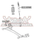 ����������� ������ ����� Toyota Yaris FRP KSP90/SCP90 2005- ASVA 0101-457 0101457 ����