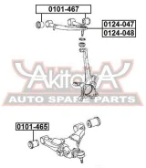 ����������� ��������� ������� ������ Toyota LAND Cruiser 200 UZJ200/VDJ200 2007- ASVA 0101-465 0101465 ����
