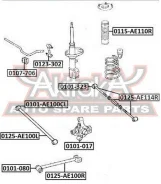 ����������� ������ ���� Toyota Corolla AE100 1991-2000 ASVA 0101-AE100CL 0101AE100CL ����