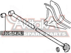 ����������� ������ ���������� ���� Toyota BB NCP35 2000-2005 ASVA 0101-Fcrlr 0101FCRLR ����