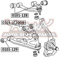 ����������� ��������� ������� ������ ������ Lexus LX470 UZJ100 1998-2007 ASVA 0101-LC10DB 0101LC10DB ����