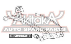 ����������� ����� ����� ��� ����/��� Toyota/ Corolla UKP ZZE121 2002-2006 ASVA 0101ZZE120R 0101ZZE120R ����