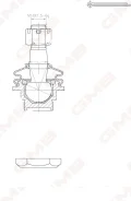 ������� �����, ������ CBN63 NI PickUp D22 4WD 98-, Frontier 4WD 98-04 GMB 01020735 01020735 ����