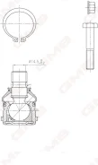 ������� �����, ������ CBN70 NI Tiida C11 04-, Versa C11 07-, Juke F15 10- GMB 01021405 01021405 ����