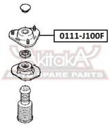 ����� ��������� ������������ Toyota CAMI J100E/J102E/J122E 1999-2005 ASVA 0111-J100F 0111J100F ����